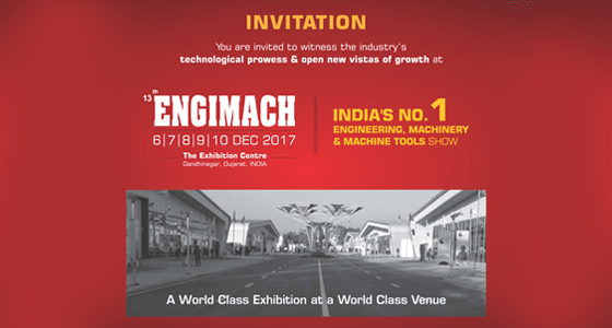 Invitation to ENGIMACH 2017 at Gujarat, India